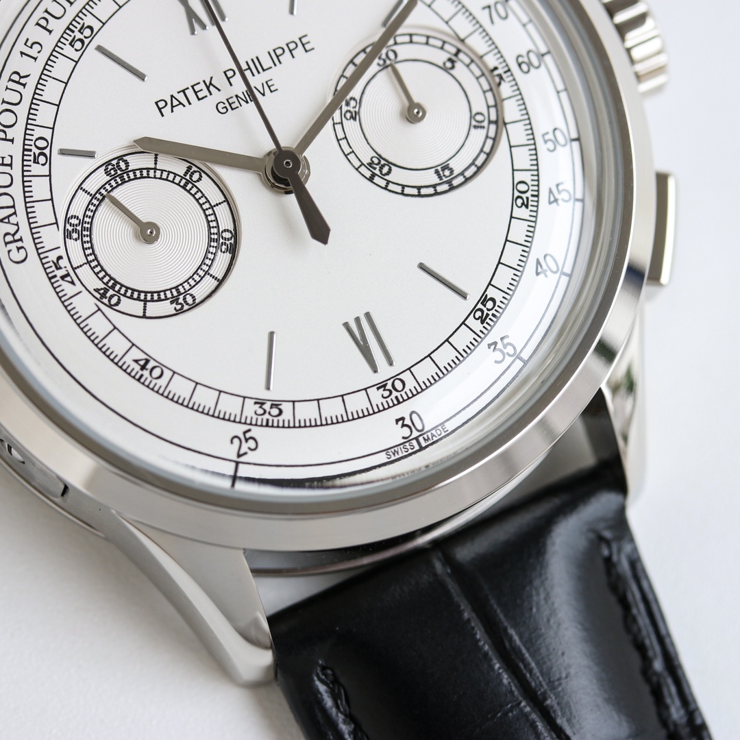 Patek Philippe Watch 42mm White / Gold - watch0234 - Image 5