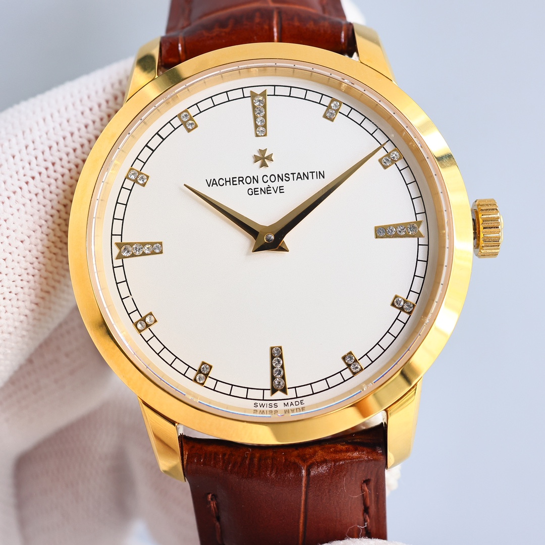 Vacheron Constantin Watch White / Gold - watch0244 - Image 5