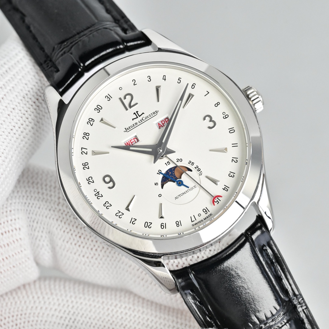 Jaeger-LeCoultre Watch 39mm White / Rose Gold - watch0254 - Image 5