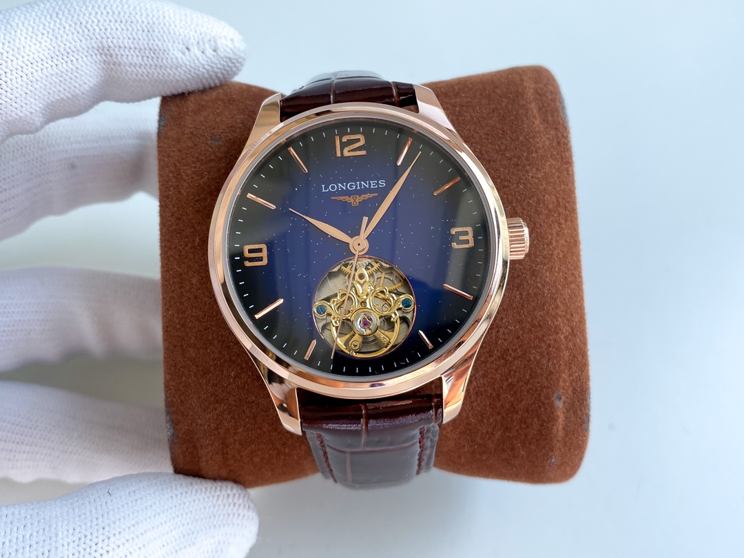 Longines Watch 42mm White / Rose Gold - watch0288 - Image 5