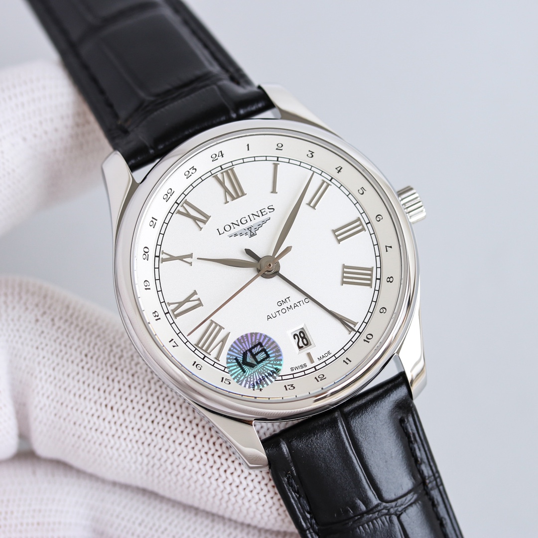 Longines Watch 40mm Black / White - watch0294 - Image 5
