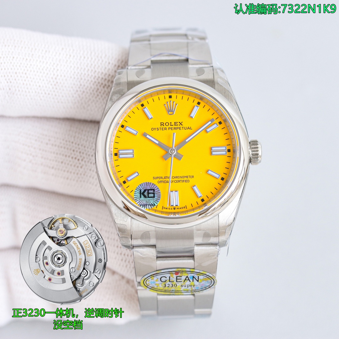 Rolex Oyster Perpetual 41mm Blue - watch0299 - Image 5