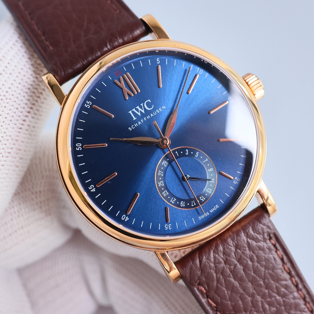 IWC Watch 39mm White / Rose Gold - watch0317 - Image 5