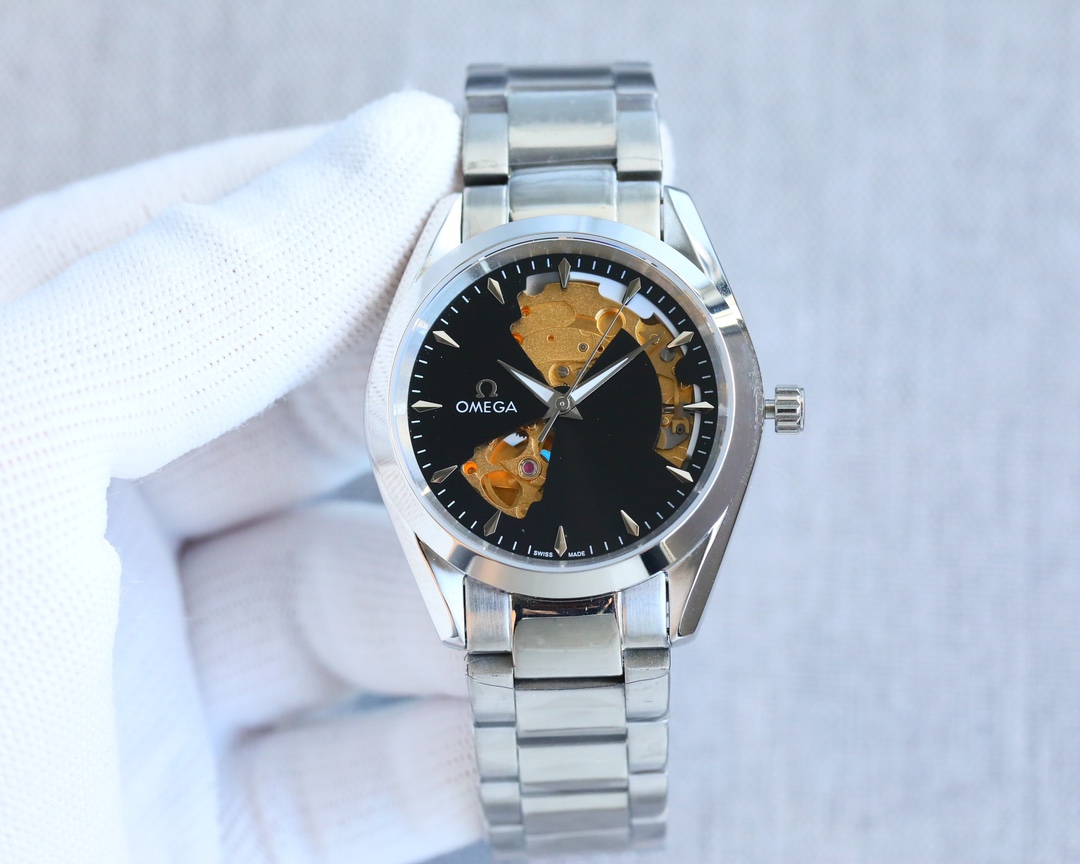 Omega Watch 40mm Silver - watch0332 - Image 5