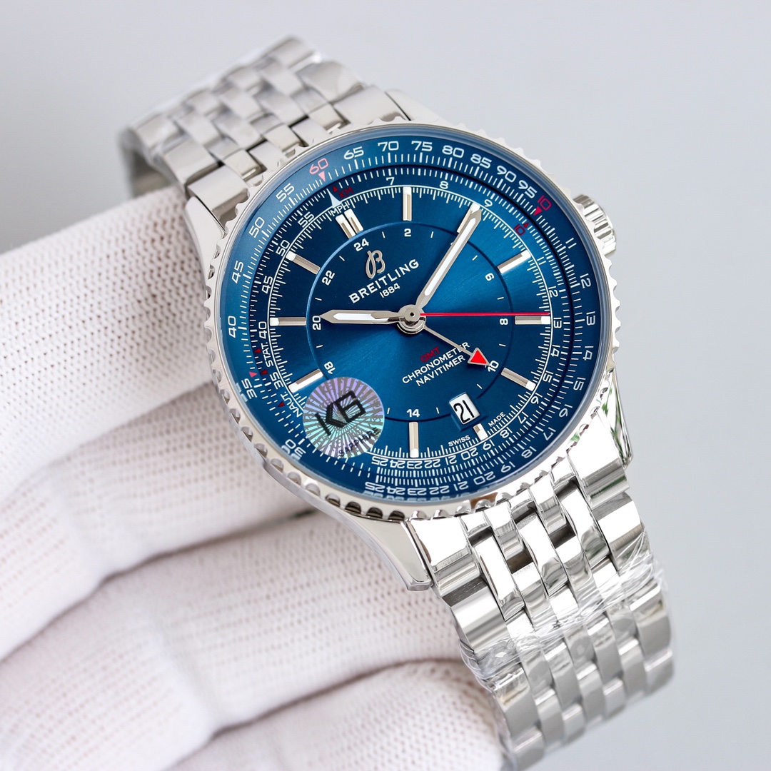 Breitling Navitimer 41mm Silver - watch0359 - Image 5