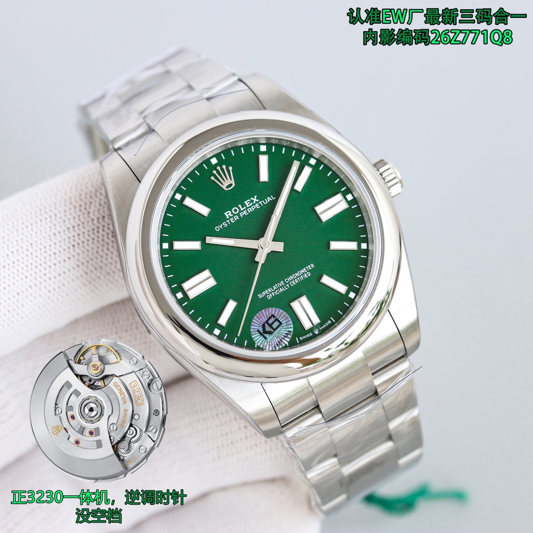 Rolex Oyster Perpetual 41mm Blue - watch0405 - Image 5
