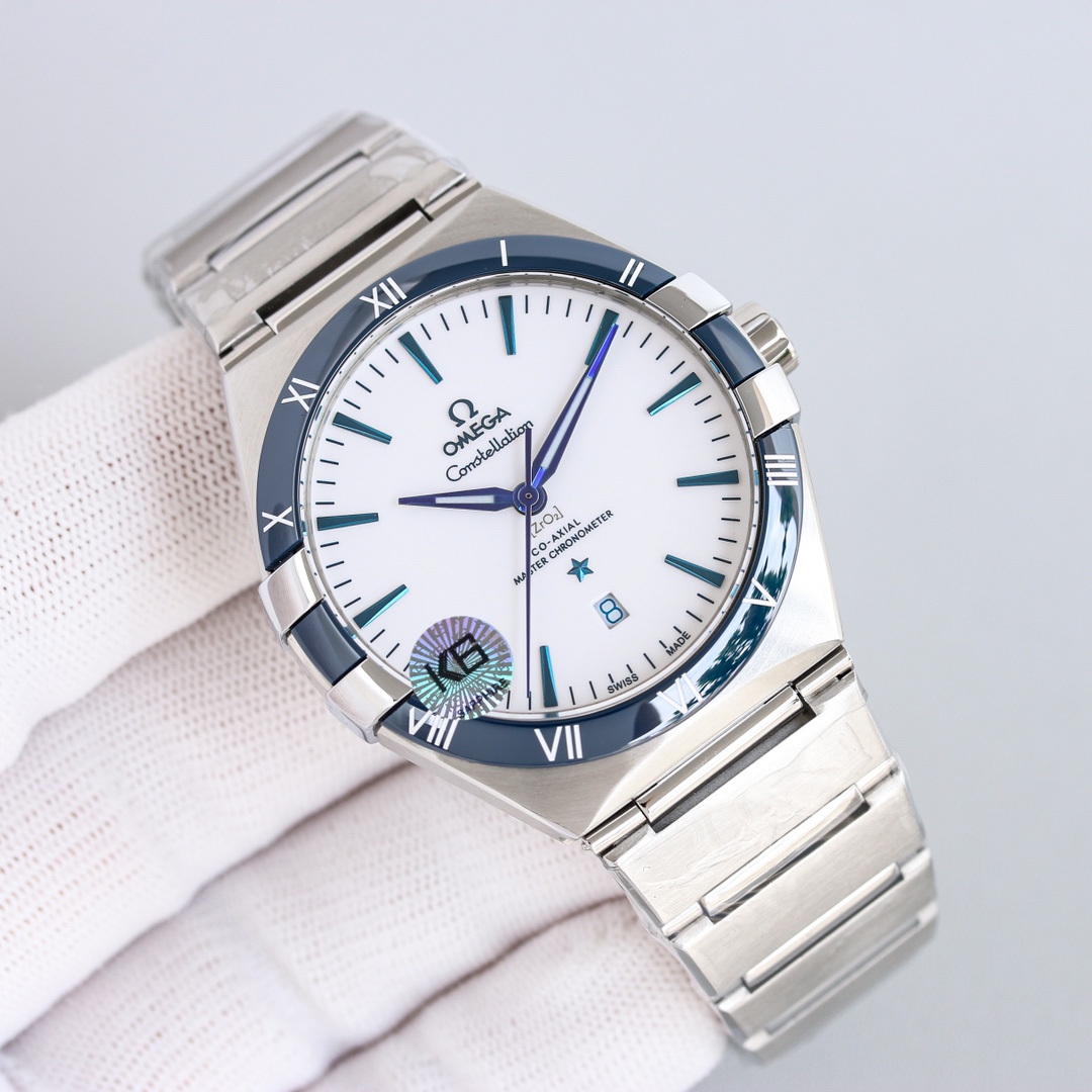 Omega Constellation 41mm Silver - watch0407 - Image 5