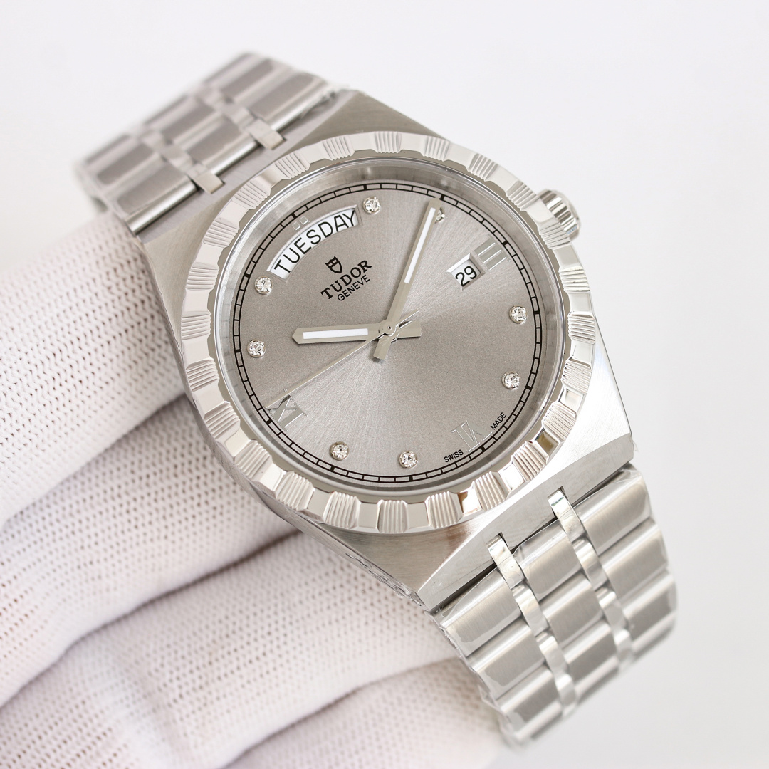 Tudor Watch 41mm White / Gold - watch0430 - Image 5