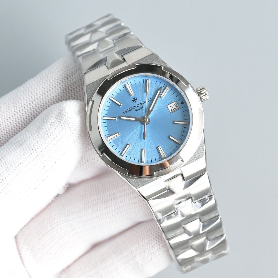 Vacheron Constantin Overseas 33mm White / Rose Gold - watch0432 - Image 5