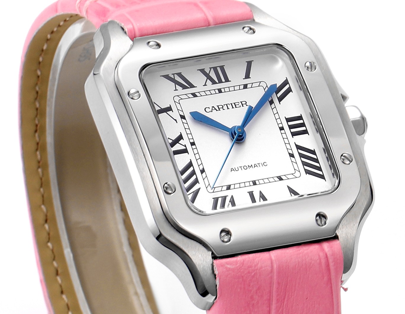 Cartier Santos 43.5mm White - watch0436 - Image 5