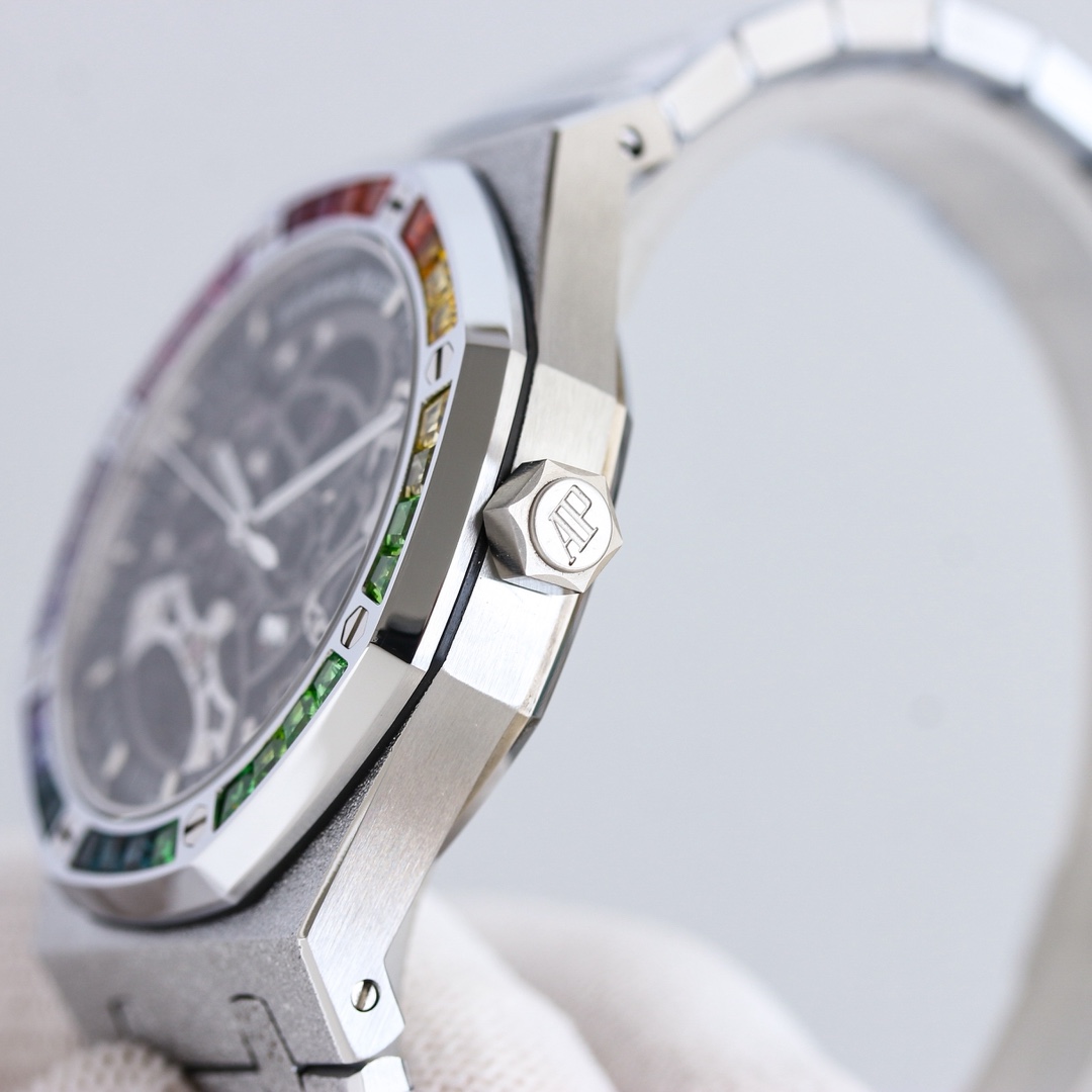 Audemars Piguet Royal Oak 41mm Rose Gold / Silver - watch0442 - Image 5