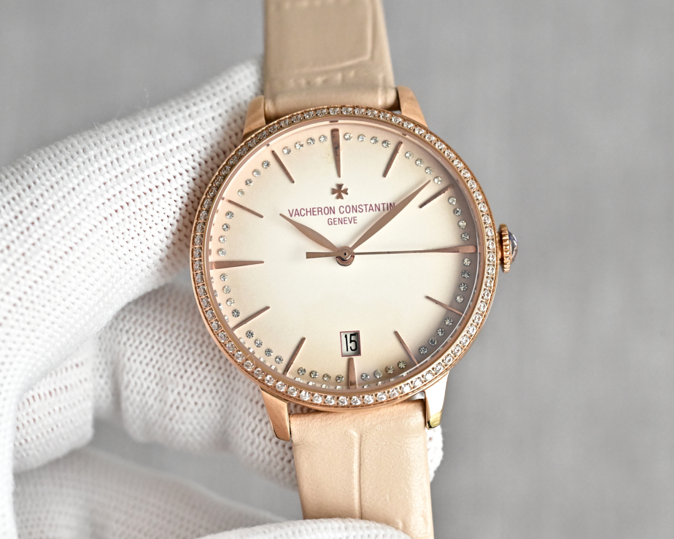 Vacheron Constantin Watch 36.5mm White / Gold - watch0452 - Image 5