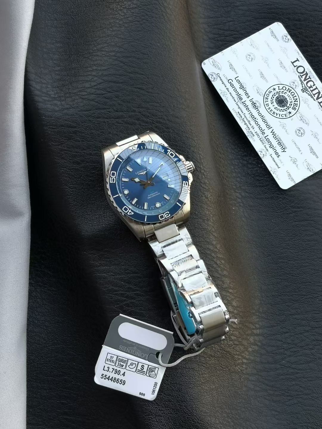 Longines Conquest 41mm Black / Blue - watch0463 - Image 5