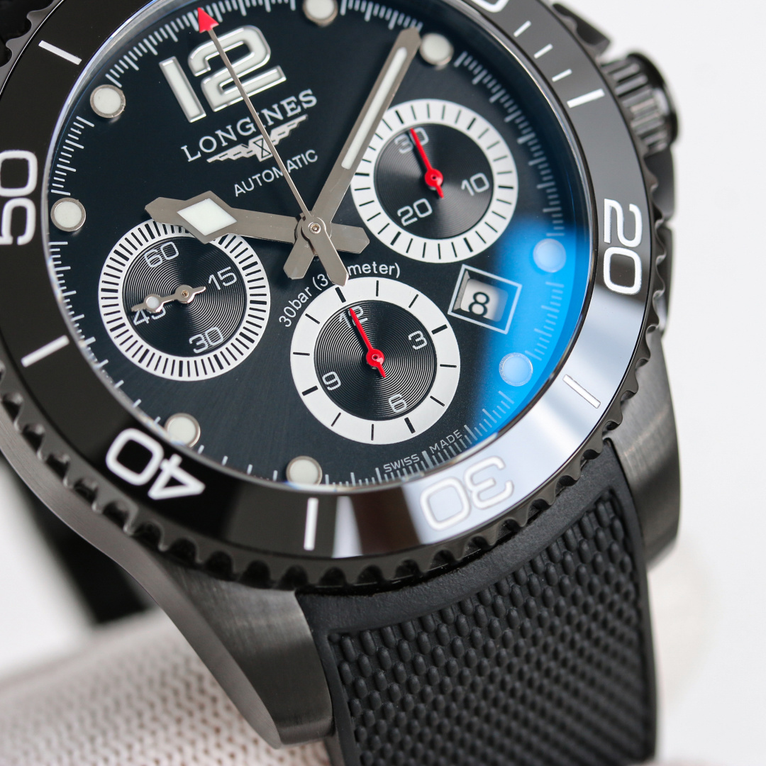 Longines Conquest Black / Blue - watch0474 - Image 5