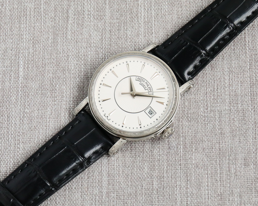 Patek Philippe Watch 38mm White / Rose Gold - watch0512 - Image 5