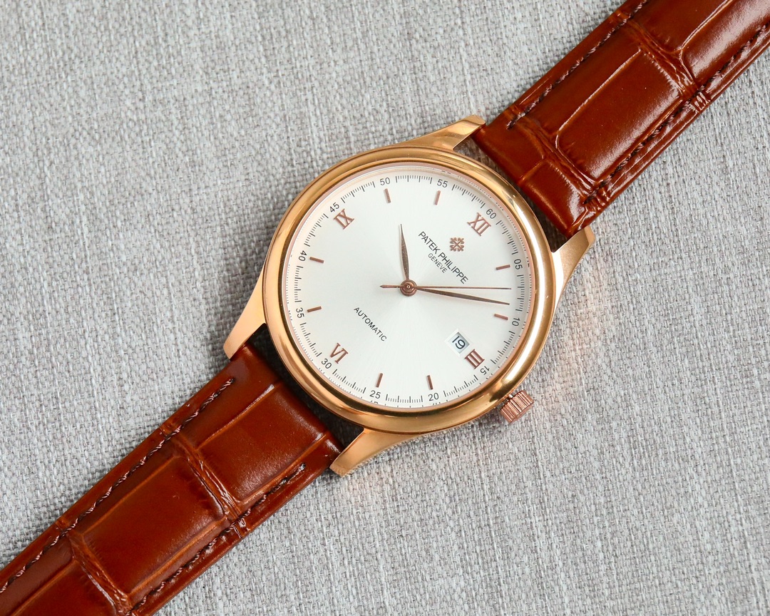 Patek Philippe Watch 40mm Rose Gold / Silver - watch0513 - Image 5