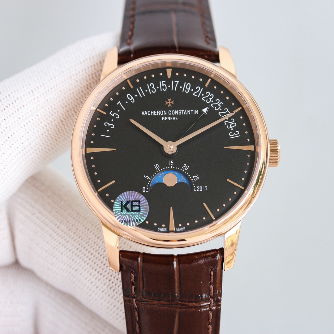 Vacheron Constantin Watch 42.5mm White / Rose Gold - watch0553 - Image 5