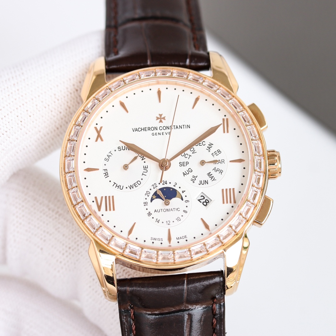 Vacheron Constantin Watch White / Gold - watch0593 - Image 5