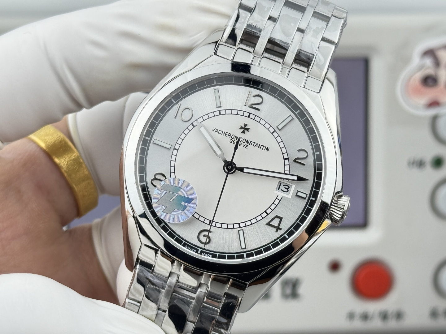 Vacheron Constantin Watch 40mm White / Gold - watch0629 - Image 5