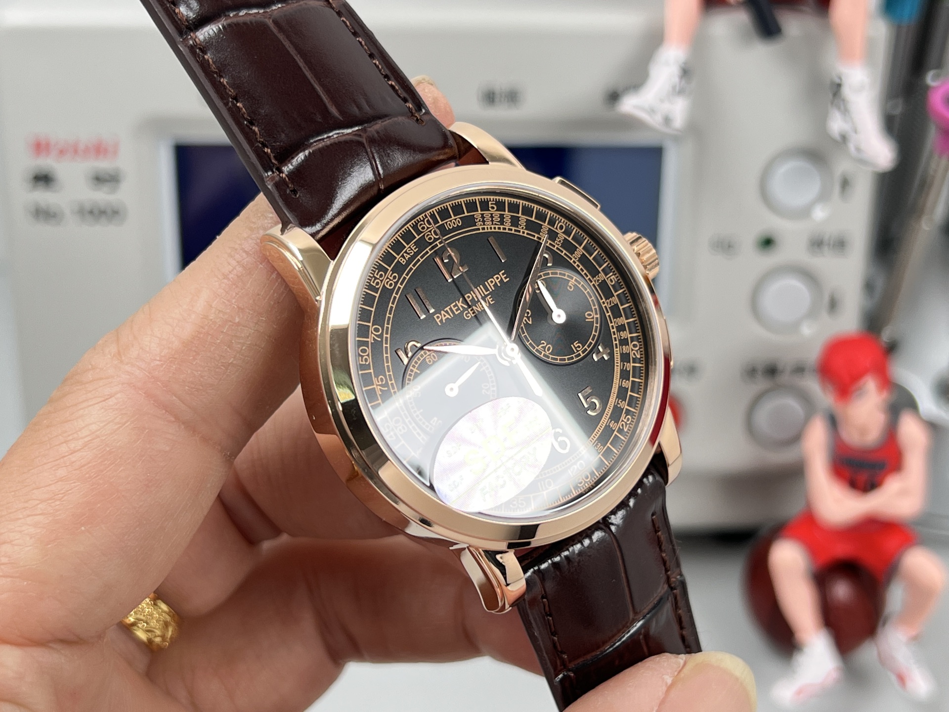 Patek Philippe Watch 42mm Rose Gold / Silver - watch0695 - Image 5