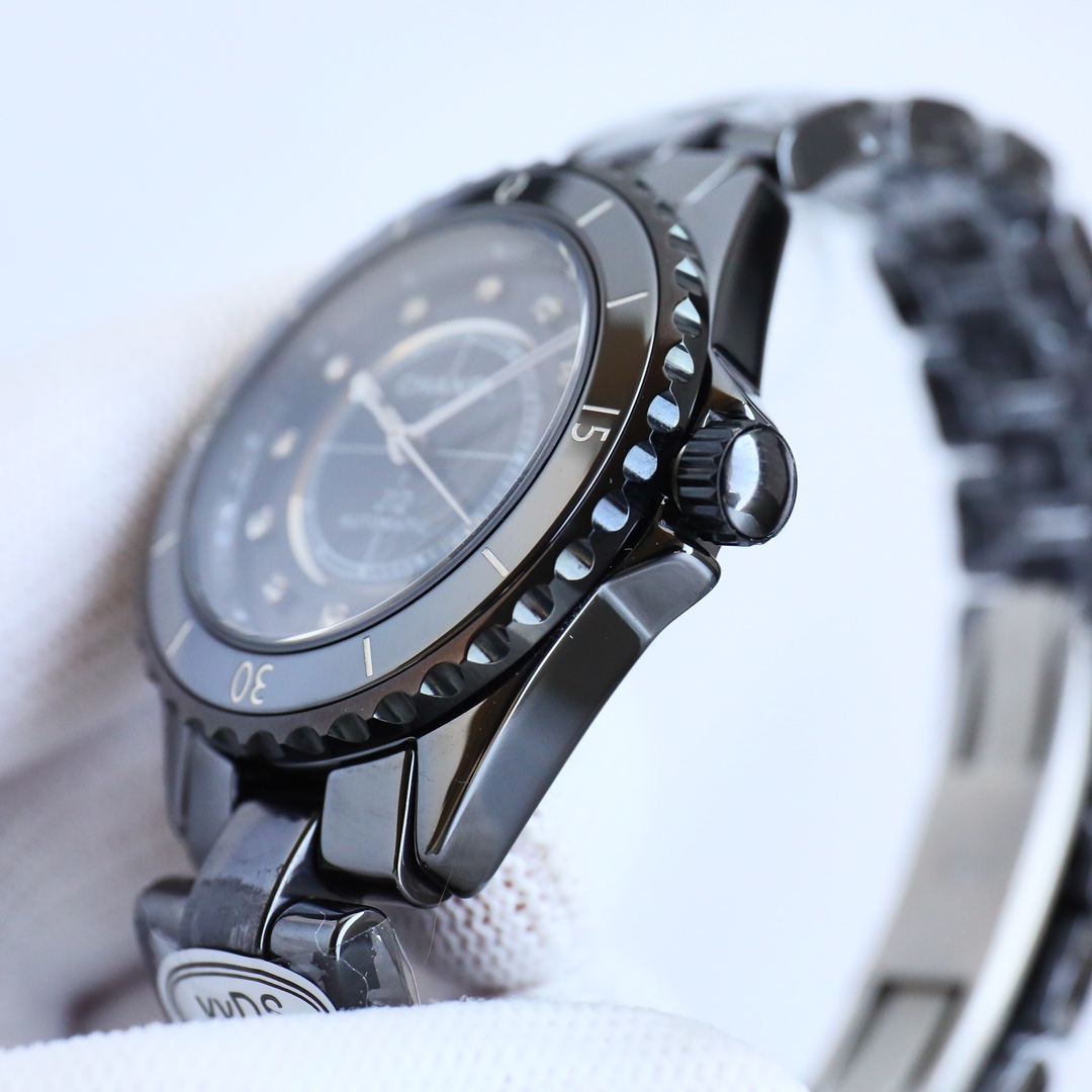 Classic Watch 38mm Black / White - watch0749 - Image 5