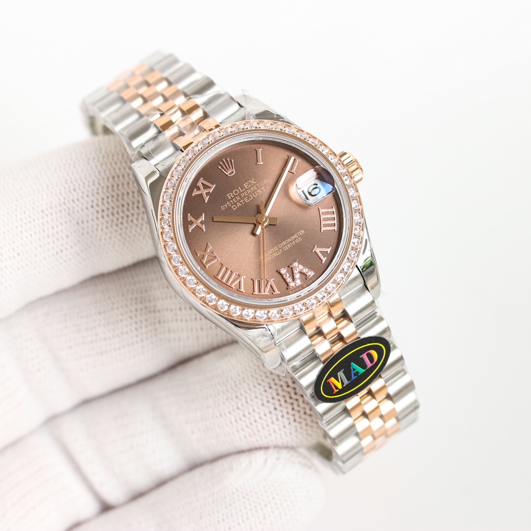 Rolex Datejust 31mm Silver - watch0774 - Image 5
