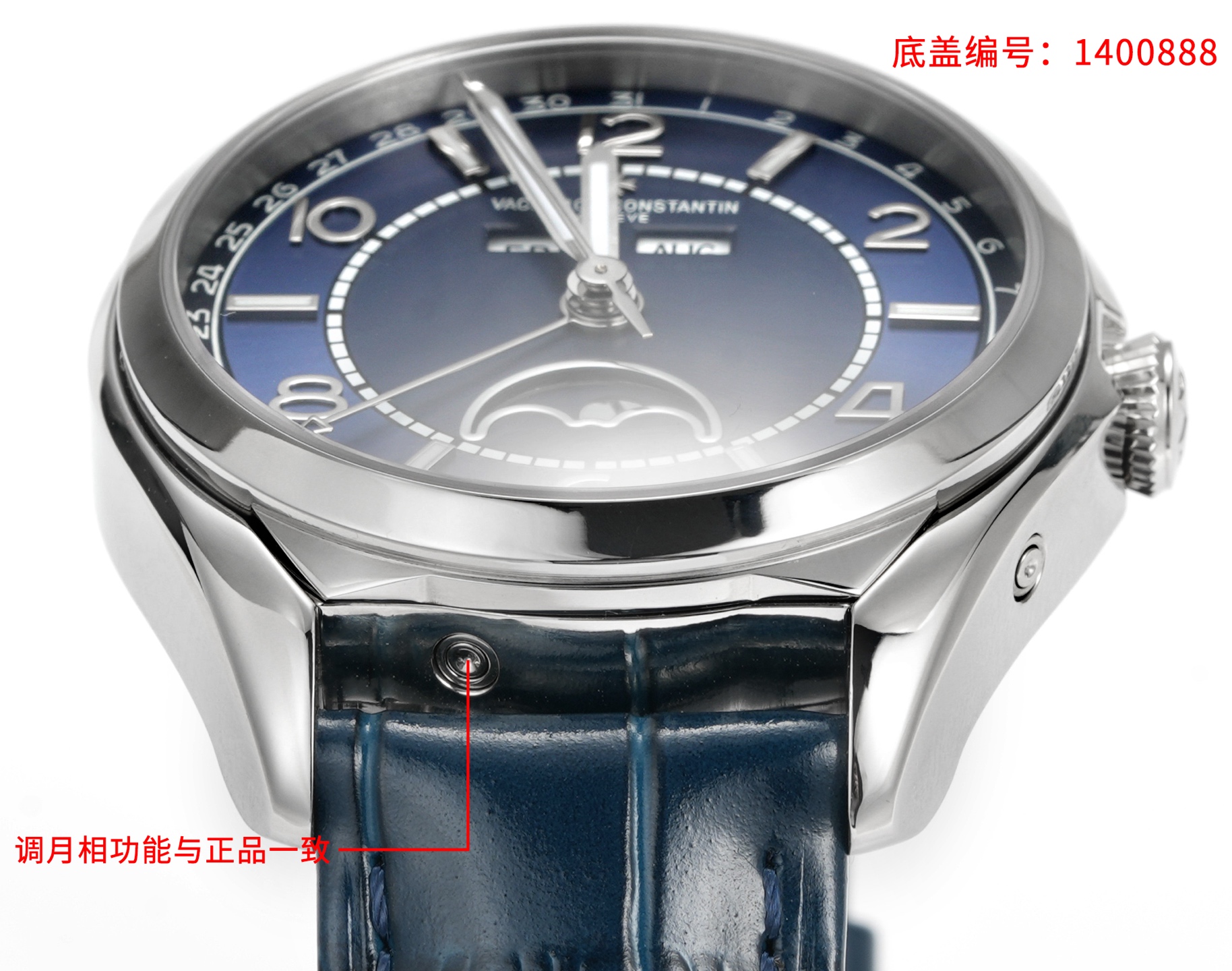 Classic Watch 40mm Blue / Silver - watch0786 - Image 5