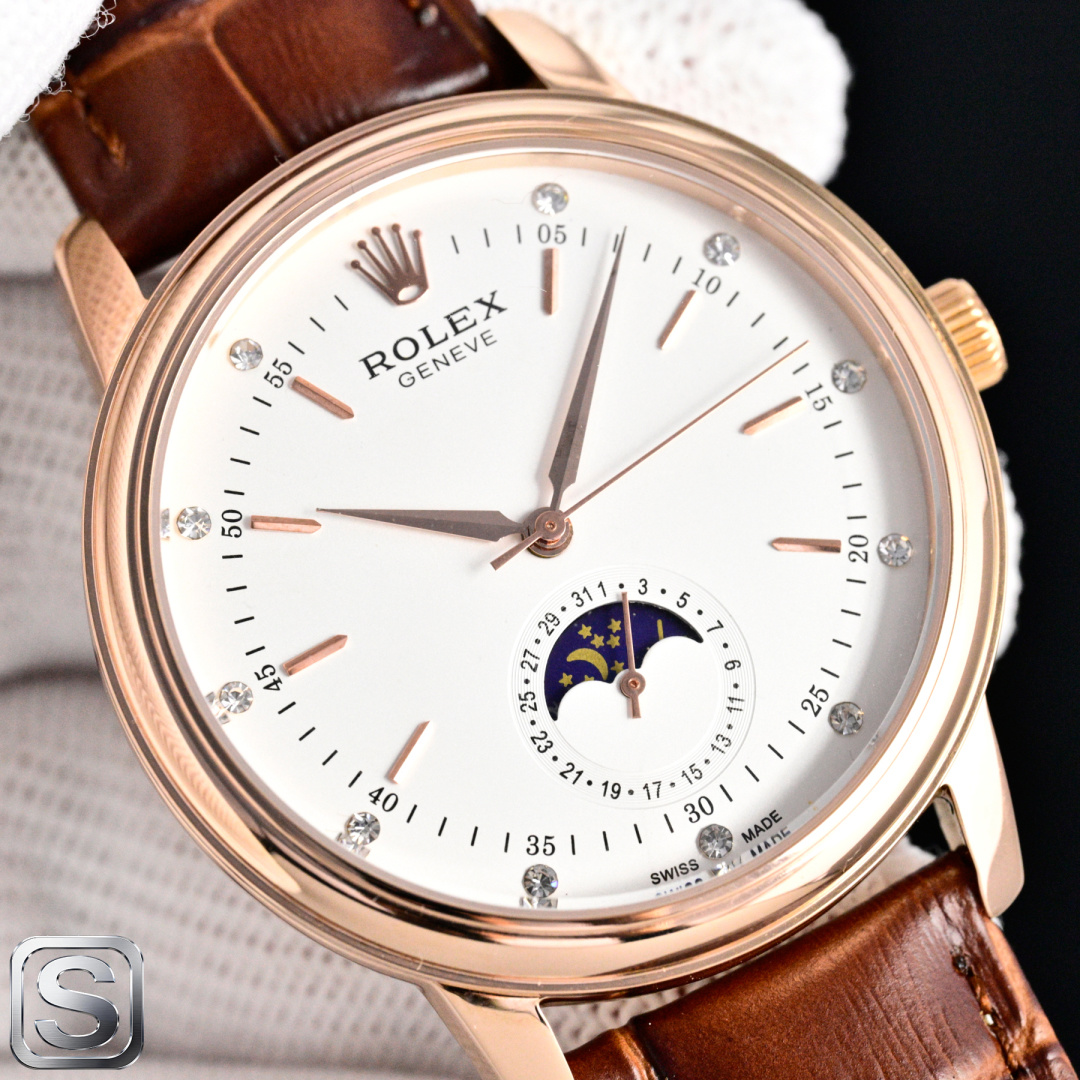 Rolex Watch 40mm White / Gold - watch0793 - Image 5