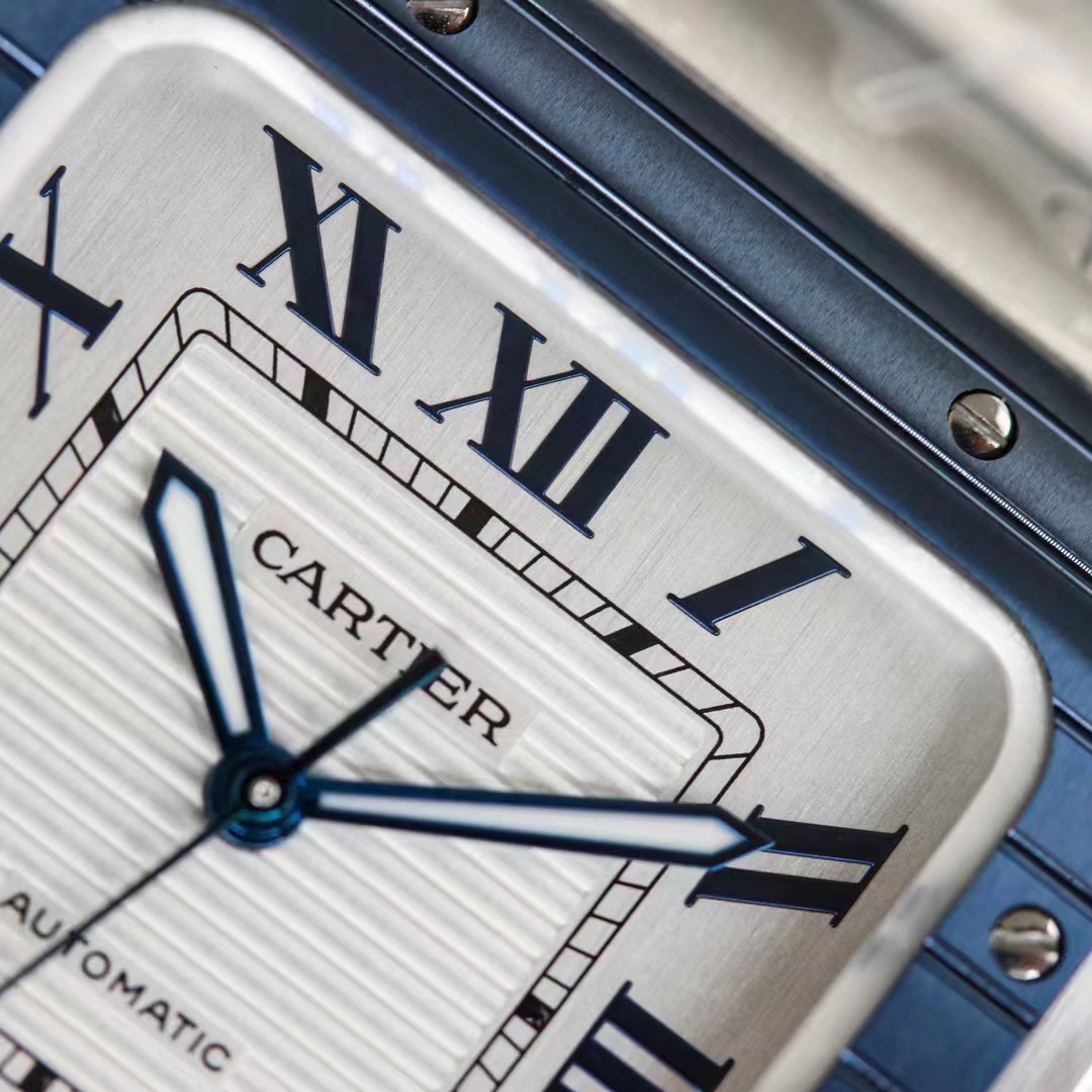 Cartier Santos 39.8mm Silver - watch0853 - Image 5