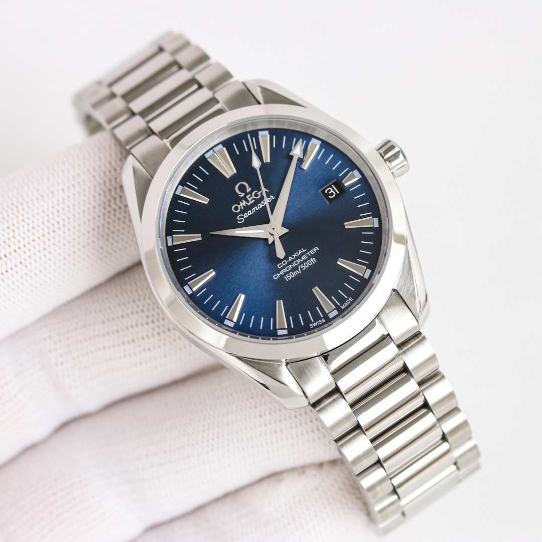 Omega Seamaster 39mm Silver - watch0868 - Image 5