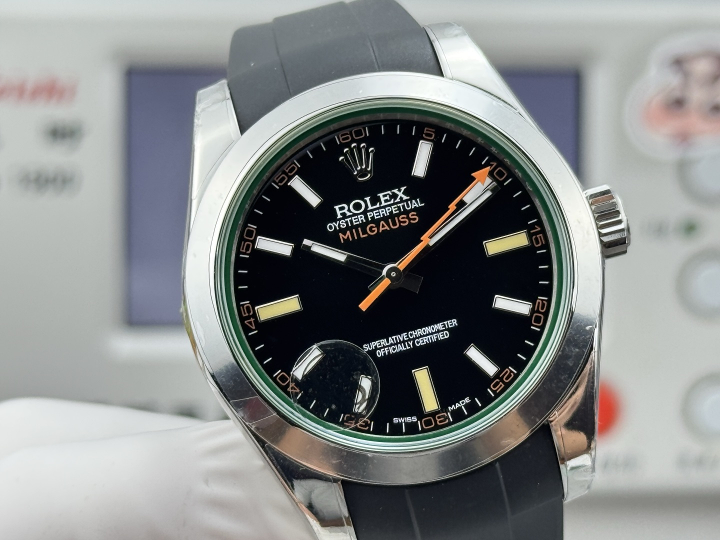 Rolex Watch 40mm White / Blue - watch0883 - Image 5