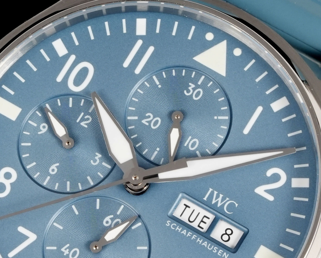 IWC Pilot Blue / Silver - watch0912 - Image 5