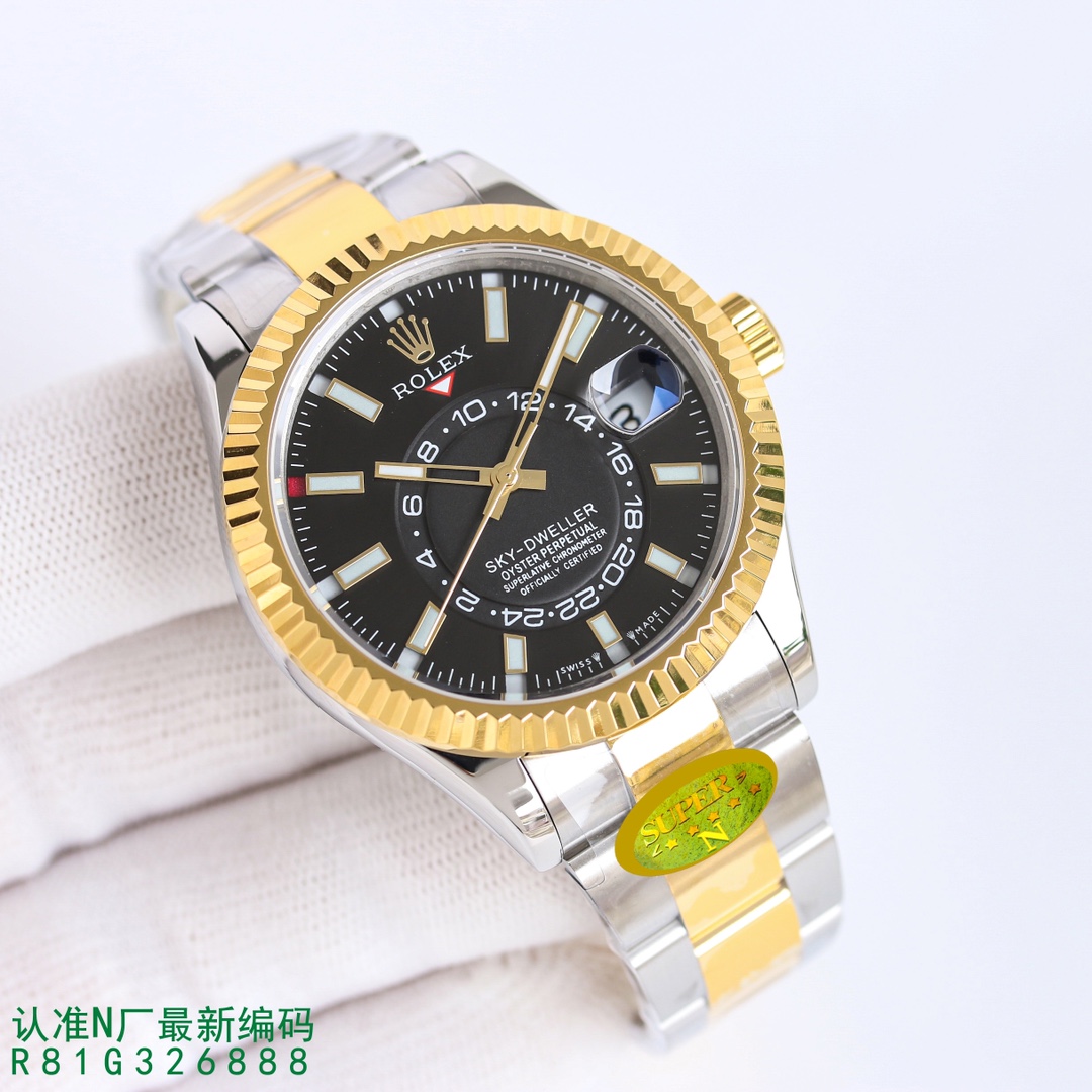 Rolex Watch 42mm Blue / Silver - watch0922 - Image 5