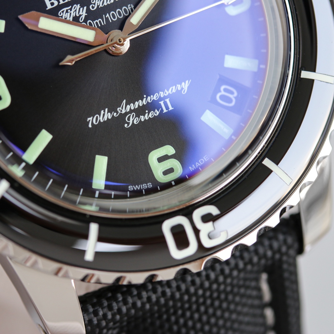Blancpain Fifty Fathoms 45mm White / Blue - watch0954 - Image 5
