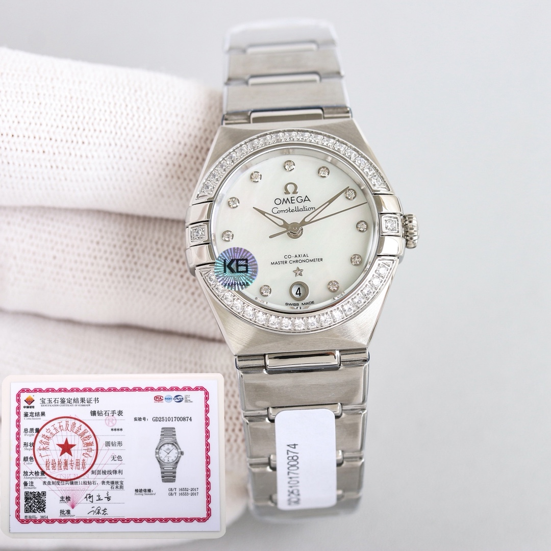 Omega Constellation 29mm Silver - watch0957 - Image 5
