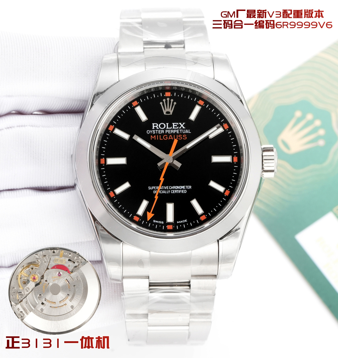 Rolex Watch 40mm White / Blue - watch0966 - Image 5