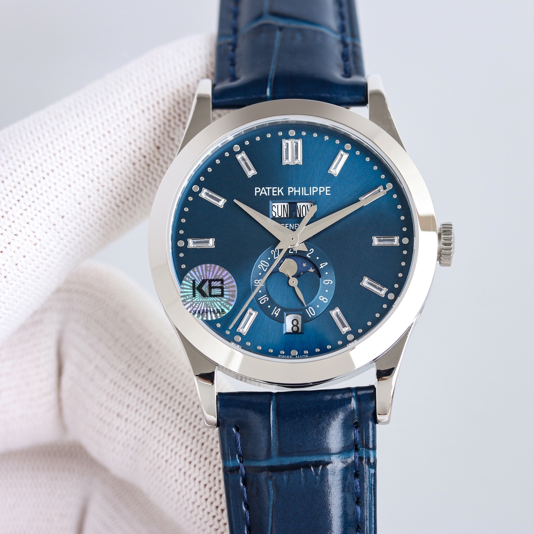 Patek Philippe Watch 38.5mm White / Rose Gold - watch0989 - Image 5