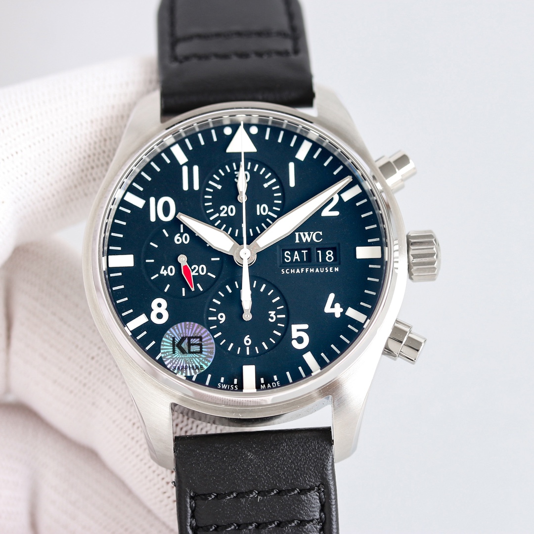 IWC Pilot Blue / Green - watch1001 - Image 5