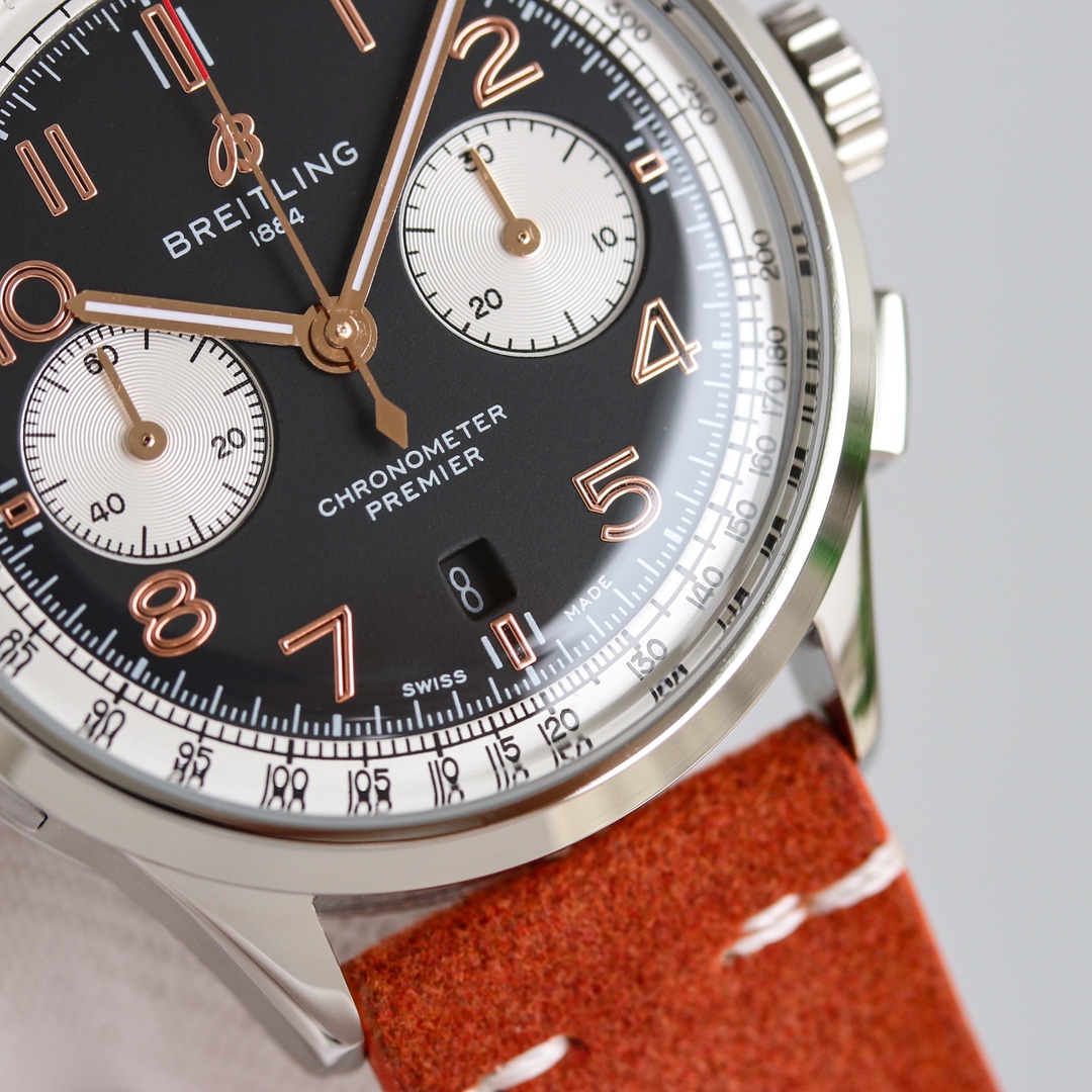 Breitling Watch 42mm Silver - watch1020 - Image 5