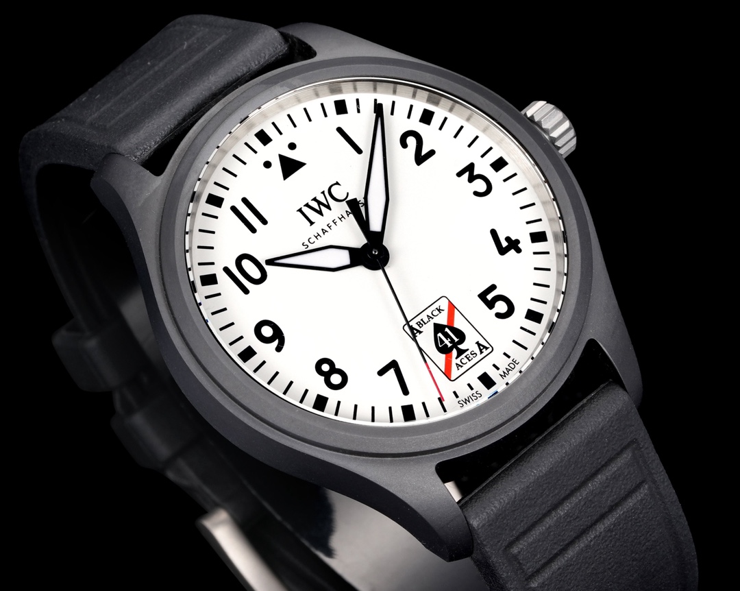 IWC Pilot 41mm White - watch1023 - Image 5