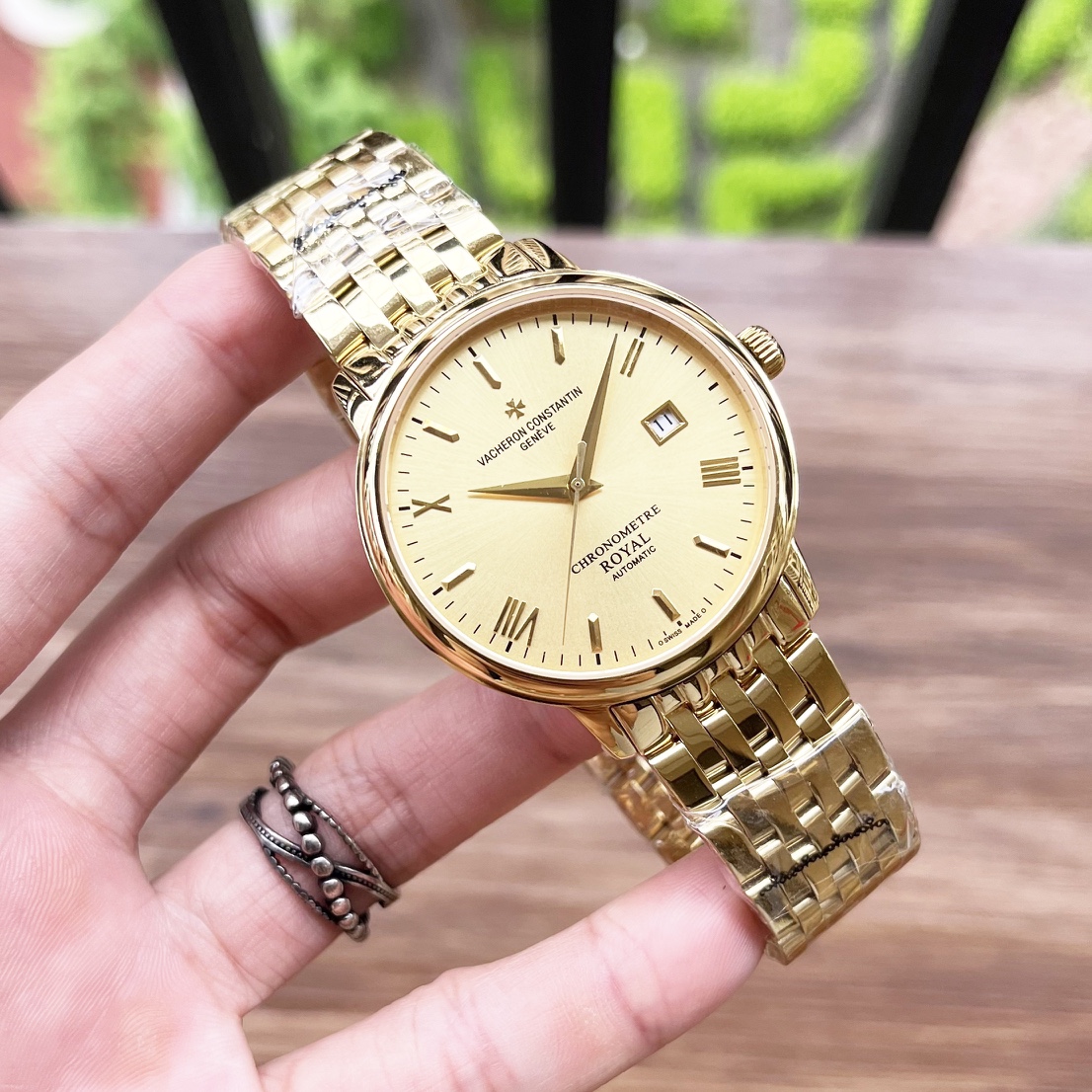 Vacheron Constantin Watch 42mm Silver - watch1048 - Image 5