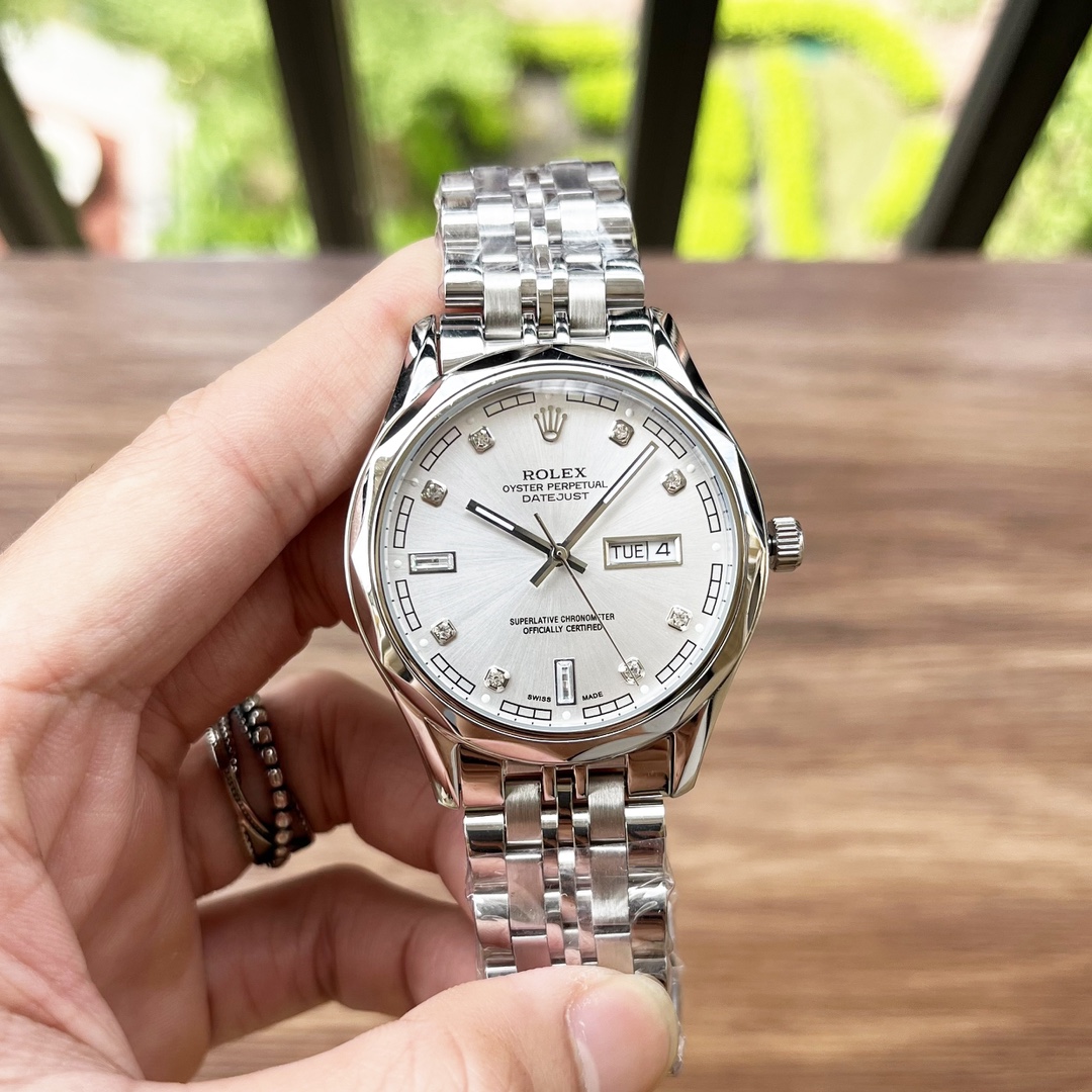 Classic Watch Silver - watch1057 - Image 5