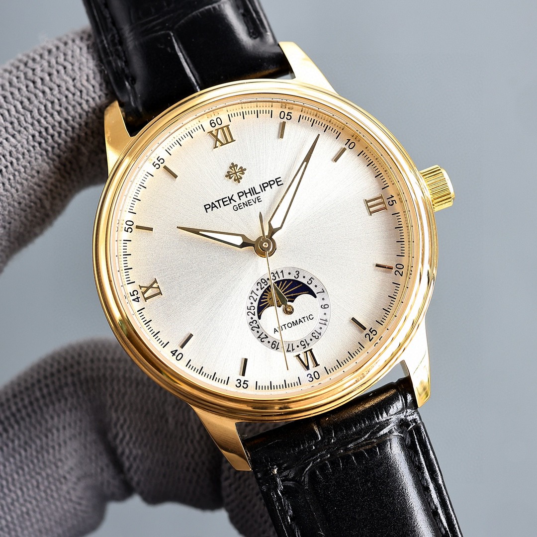 Patek Philippe Watch White / Gold - watch1082 - Image 5
