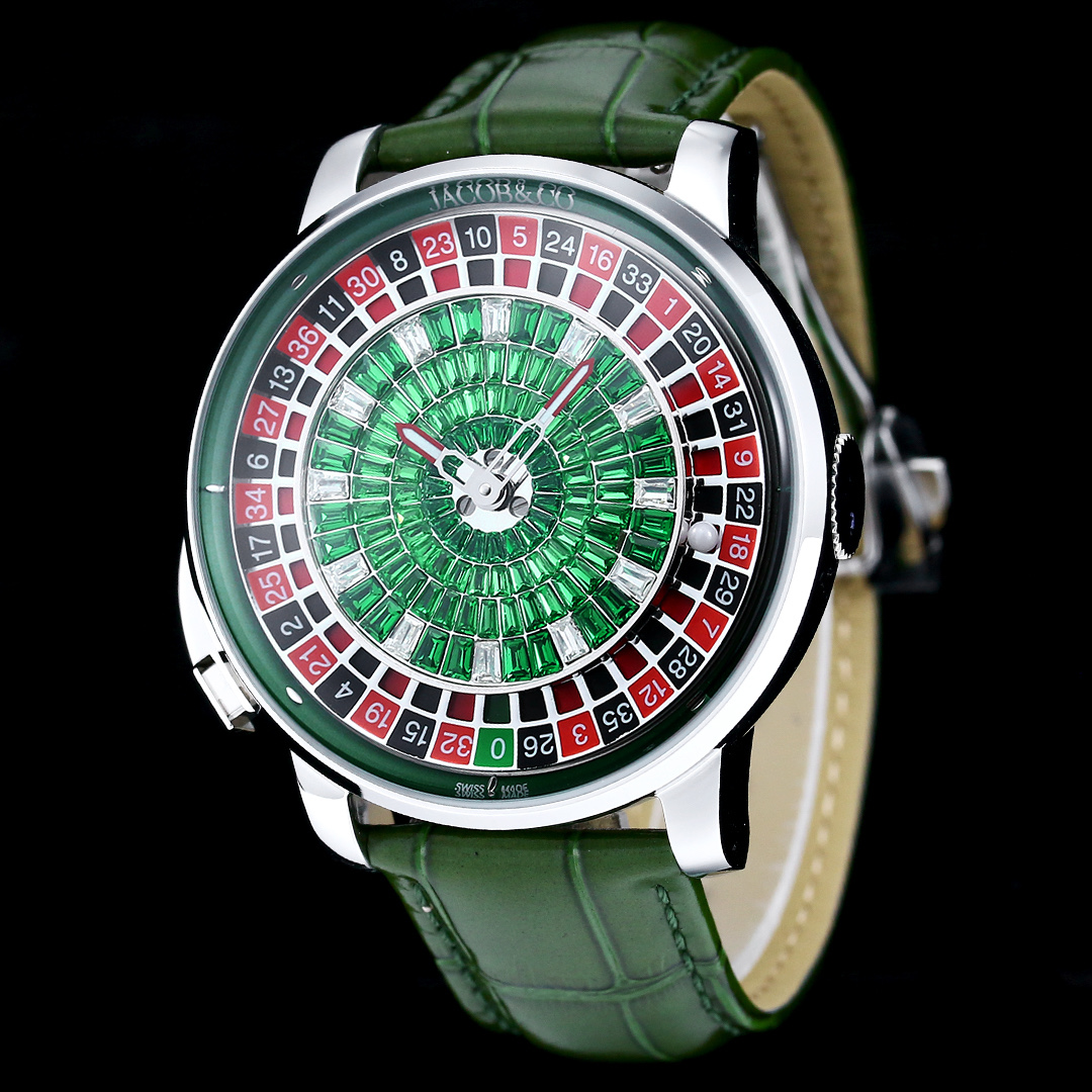 Classic Watch 44mm Black / White - watch1085 - Image 5