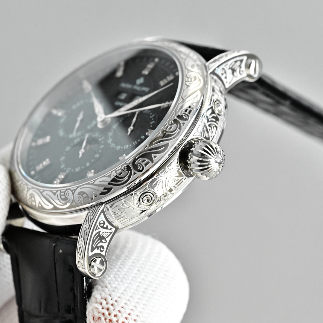 Patek Philippe Watch 42mm White / Gold - watch1112 - Image 5