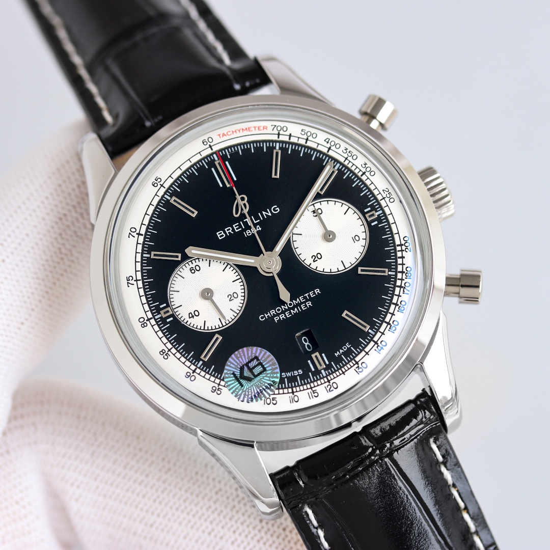 Breitling Watch 42mm White / Rose Gold - watch1150 - Image 5