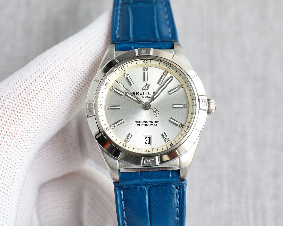 Breitling Watch 36mm Silver - watch1166 - Image 5