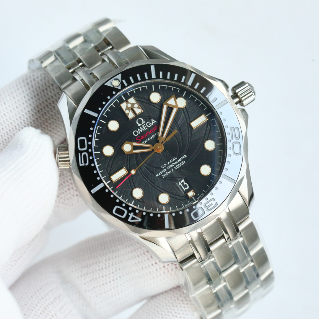Omega Seamaster Blue / Silver - watch1199 - Image 5