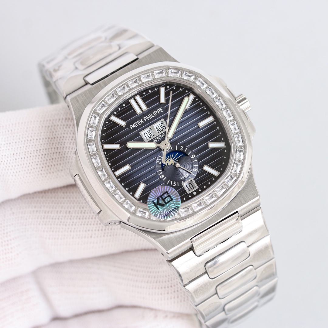 Patek Philippe Nautilus White - watch1223 - Image 5