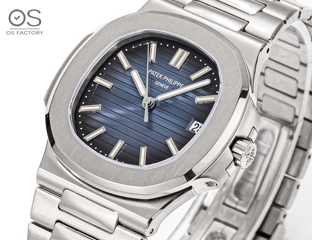 Patek Philippe Nautilus 40mm Rose Gold / Silver - watch1228 - Image 5